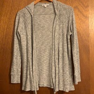 American Eagle Outfitters Knitted jacket with hood